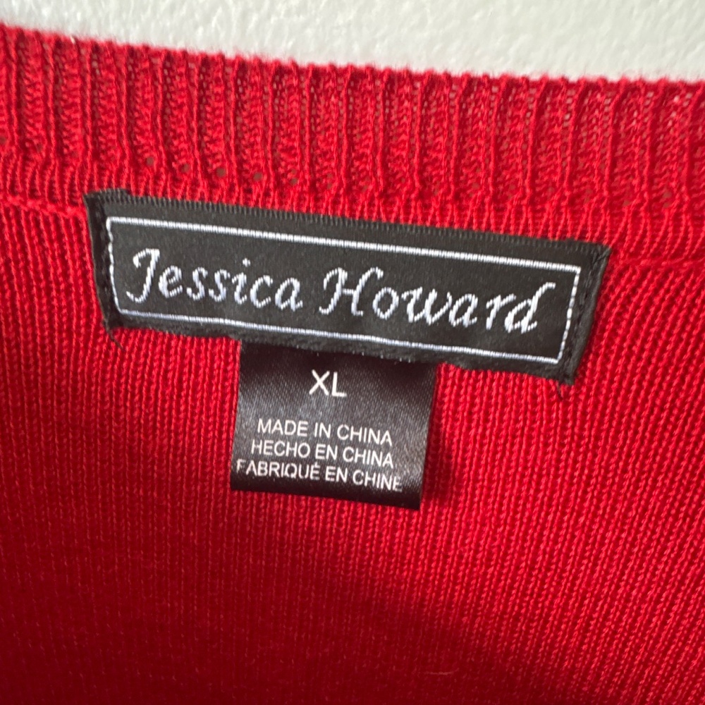 Jessica Howard long sleeve bow sweater dress - Picture 2 of 7
